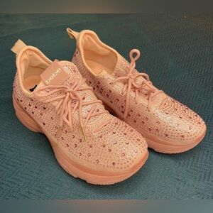Bebe Leyla Glitter Sneakers Pink women’s size 6 new with tag!